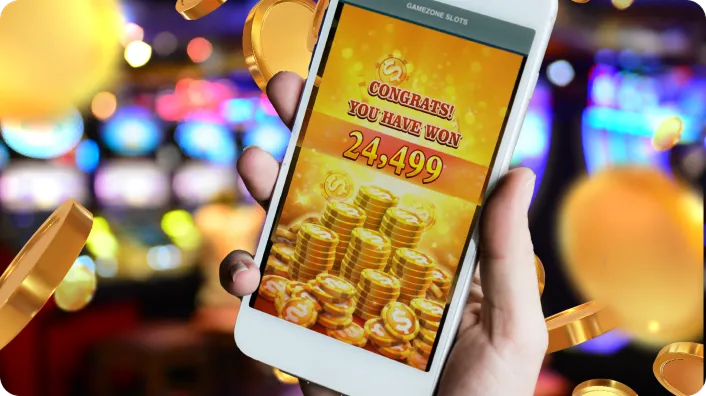 Welcome bonus offer with glittering coins at phplay